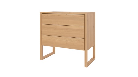 Комод Dreamline Сен-Реми 2 бук-дымчатый темный дуб 88х48х86