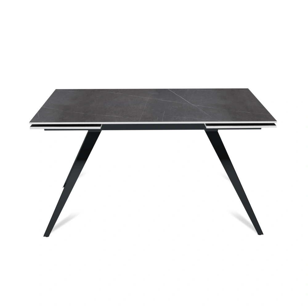 Стол раскладной Асти (140+40+40), керамика матовая Armani Grey matte в магазине «На диване» в Москве — Выгодная цена