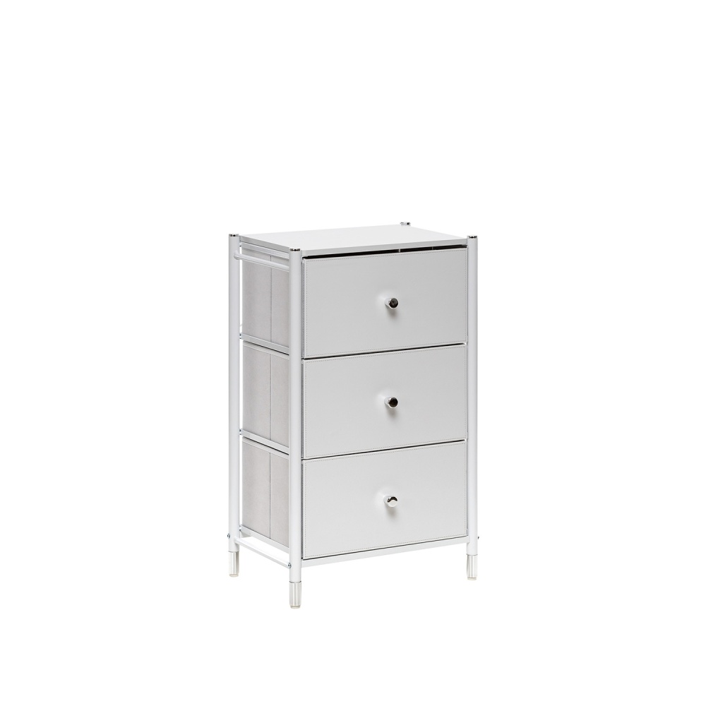 Комод Leset Нирита/Хайди, 3 ящика, Белый в магазине «На диване» в Москве — Выгодная цена