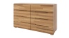 Комод Dreamline Мальмо (широкий) бук-дымчатый темный дуб 140х50х86