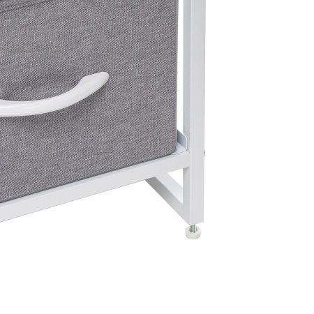 Комод Leset Ноа широкий, Каркас Белый, Светло-серый в магазине «На диване» в Москве — Выгодная цена