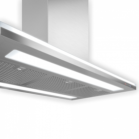 Островная вытяжка Falmec Lumen Isola Steel 90 CLUI90.E0P1#NEUI491F в магазине «На диване» в Москве  — Выгодная цена