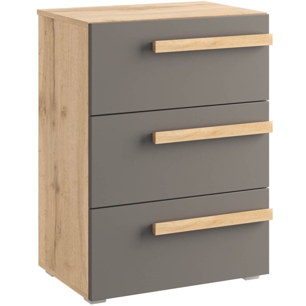 Комод «Виллитус» М6, Дуб вотан/Графит в магазине «На диване» в Москве — Выгодная цена