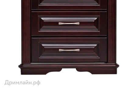 Комод Dreamline Палермо 1 бук-дымчатый темный дуб 74х53х113,7
