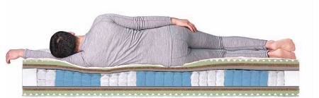 Матрас Dreamline Ergo Foam Smart Zone 70х186х23