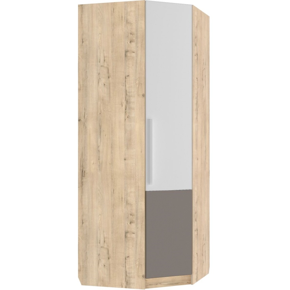 Шкаф «Илия» М3, Дуб ирландский/Амаретти/Белый в магазине «На диване» в Москве — Выгодная цена