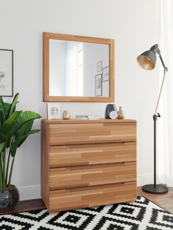 Комод Dreamline Мальмо бук-дымчатый темный дуб 90х50х83