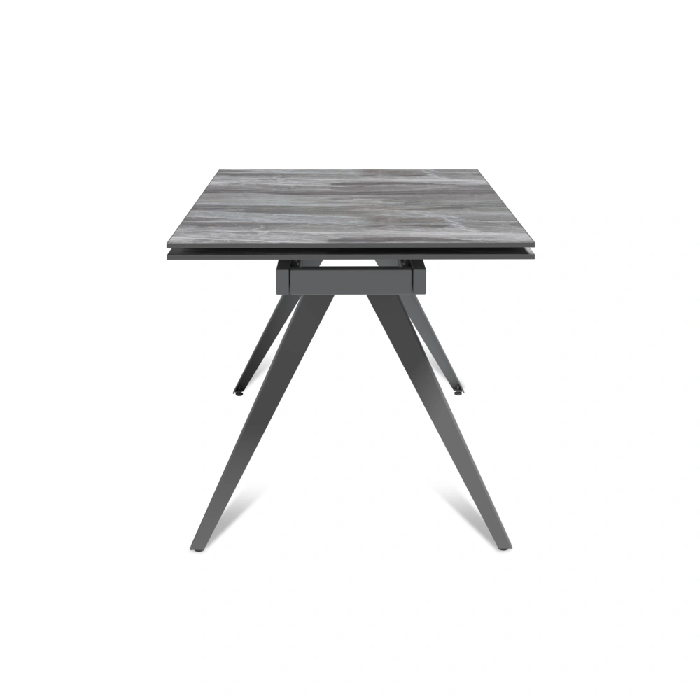 Стол раскладной Асти (140+40+40), керамика глянцевая Italian Light Grey в магазине «На диване» в Москве — Выгодная цена