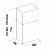 Островная вытяжка Falmec Altair Top Fasteel 60 CVOI60.E10P2#ZZZX491F в магазине «На диване» в Москве  — Выгодная цена