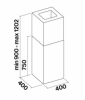 Островная вытяжка Falmec Mira Top IS Fasteel 40 CMFI40.E0P2#ZZZX491F в магазине «На диване» в Москве  — Выгодная цена