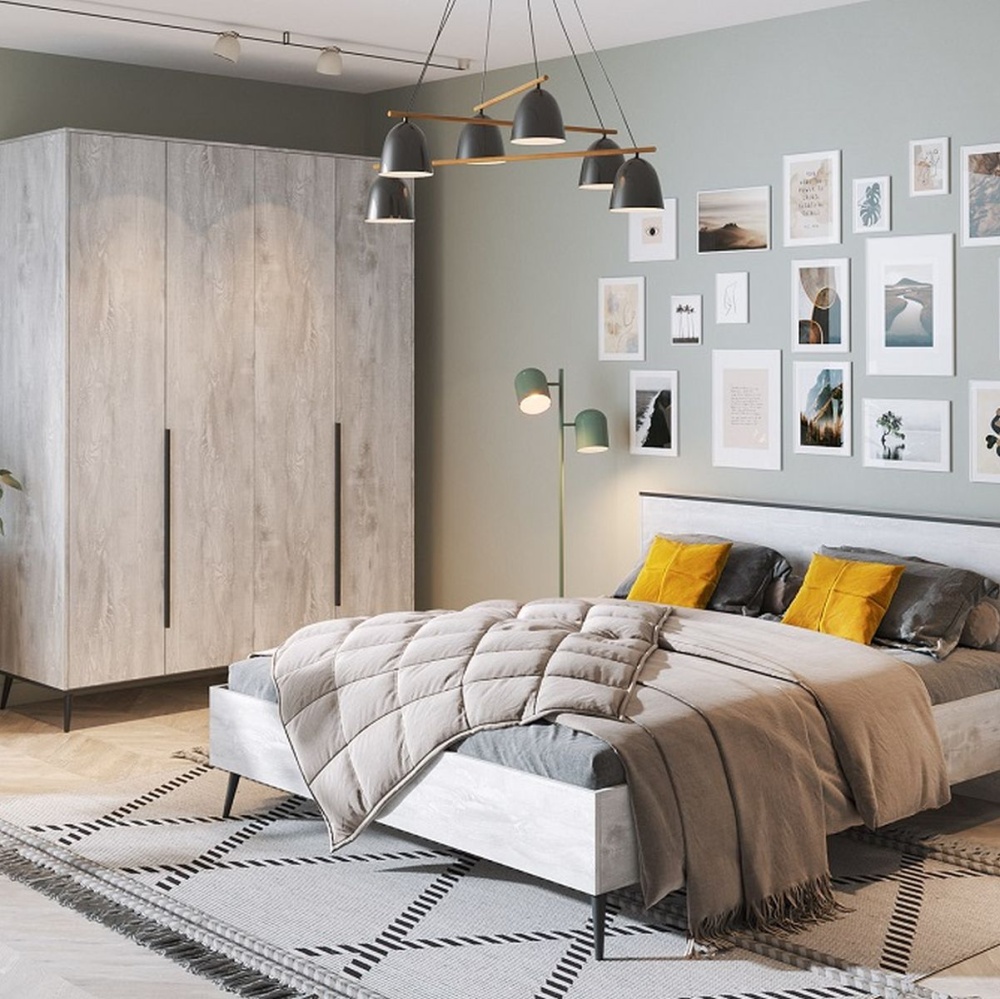 Спальня «Саванна» КМК 0973, бетон пайн светлый в магазине «На диване» в Москве — Выгодная цена Спальня «Саванна» КМК 0973, бетон пайн светлый в магазине «На диване» в Москве — Выгодная цена