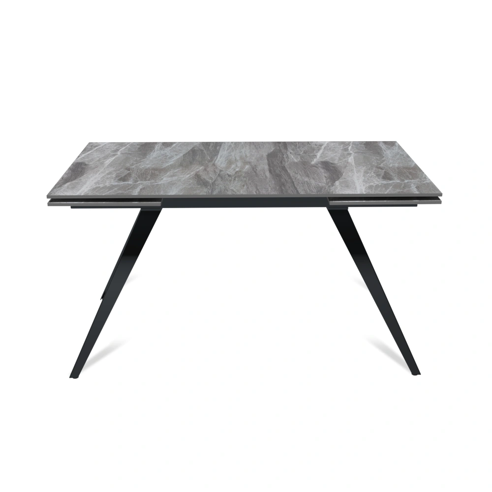 Стол раскладной Асти (140+40+40), керамика глянцевая Italian Light Grey в магазине «На диване» в Москве — Выгодная цена