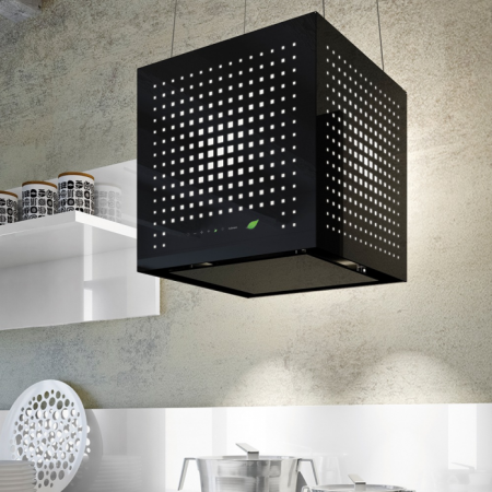 Островная вытяжка Falmec Rubik E.Ion Is Glass Black 42 см CERI42.E0P6#ZZZN441F в магазине «На диване» в Москве  — Выгодная цена