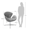 Кресло SWAN STYLE CHAIR, бежевый, искусственная замша в магазине «На диване» в Москве — Выгодная цена Кресло SWAN STYLE CHAIR, бежевый, искусственная замша в магазине «На диване» в Москве — Выгодная цена