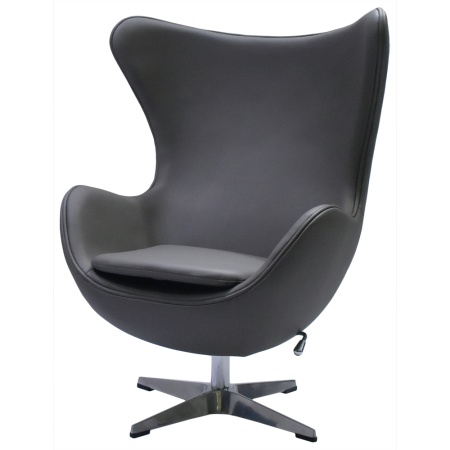 Кресло EGG STYLE CHAIR серый Кресло EGG STYLE CHAIR серый