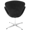Кресло SWAN STYLE CHAIR графит, искусственная замша в магазине «На диване» в Москве — Выгодная цена Кресло SWAN STYLE CHAIR графит, искусственная замша в магазине «На диване» в Москве — Выгодная цена