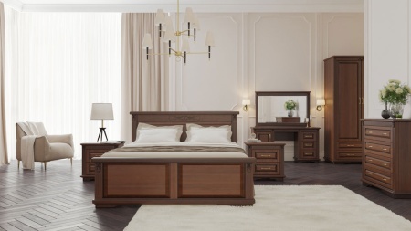 Комод Dreamline Палермо бук-дымчатый темный дуб 104х53х94