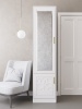 Шкаф Dreamline Веро 1-но створчатый ясень-натуральный темный 1-2 53х58х217 Шкаф Dreamline Веро 1-но створчатый ясень-натуральный темный 1-2 53х58х217