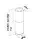 Островная вытяжка Falmec Polar/Light Is Steel 35 CPOI90.E2P1#ZZZI491F в магазине «На диване» в Москве  — Выгодная цена