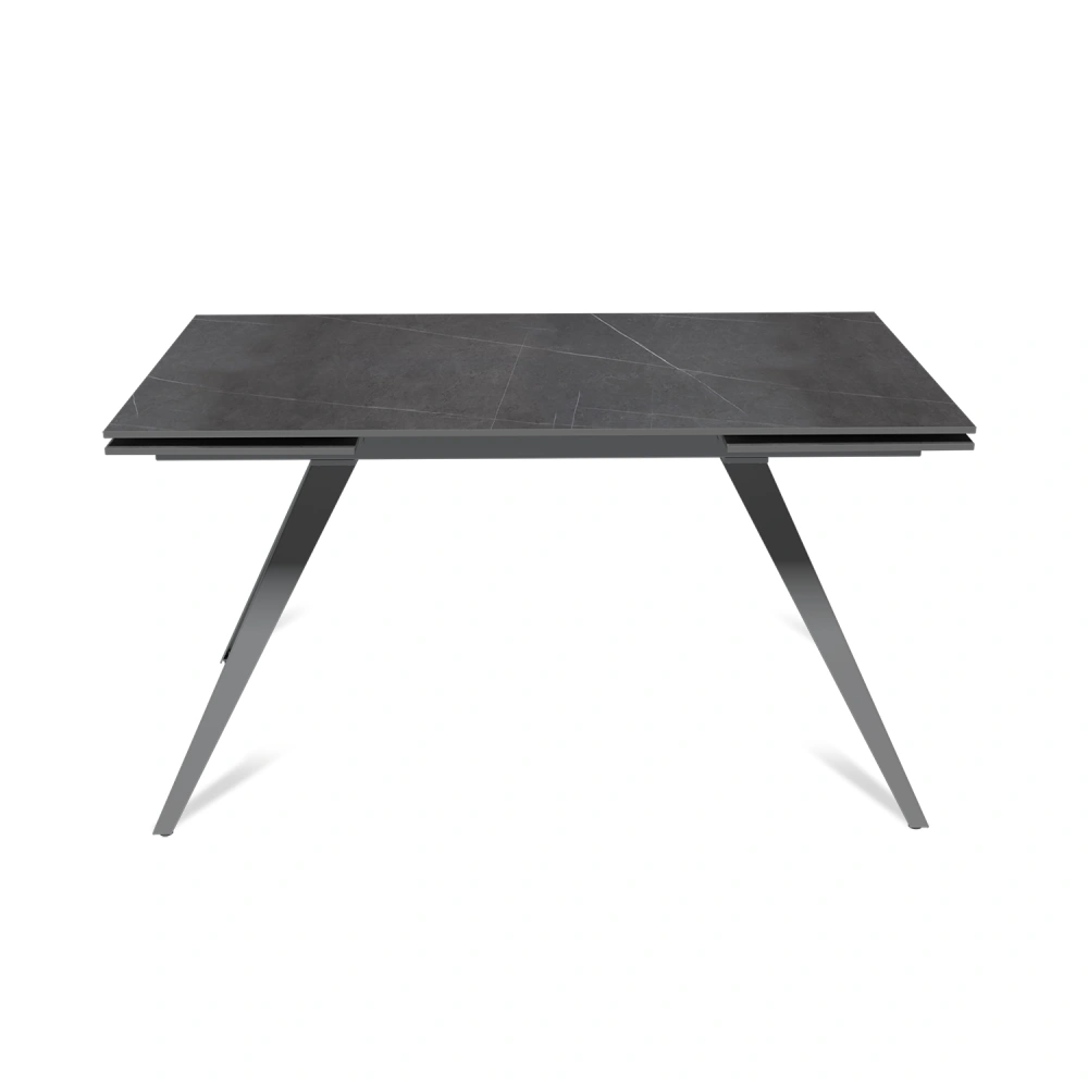 Стол раскладной Асти (140+40+40), керамика матовая Armani Grey matte в магазине «На диване» в Москве — Выгодная цена