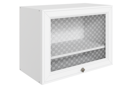 Мишель Шкаф навесной L600 Н450 (1 дв. рам. гориз.) (эмаль)