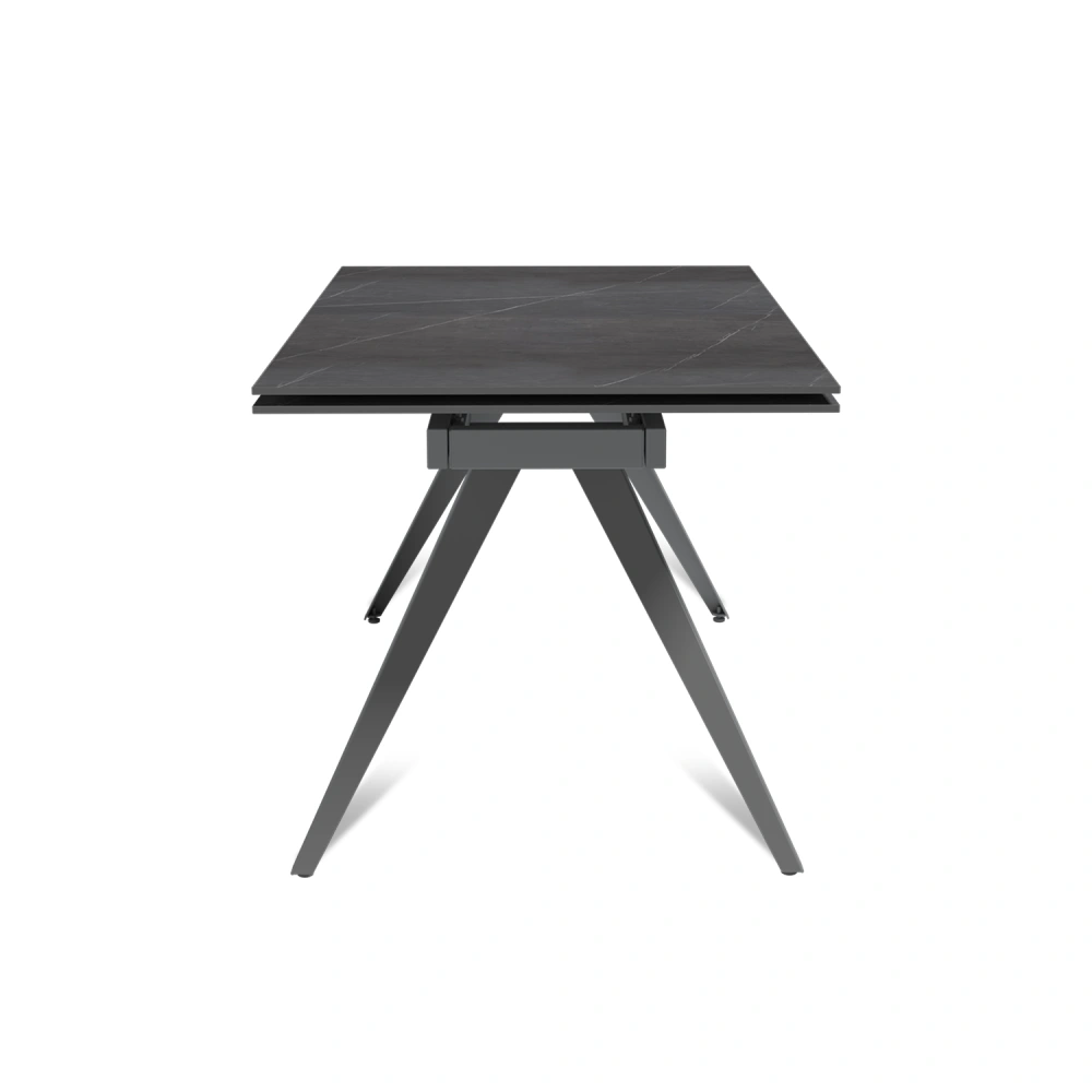 Стол раскладной Асти (140+40+40), керамика матовая Armani Grey matte в магазине «На диване» в Москве — Выгодная цена