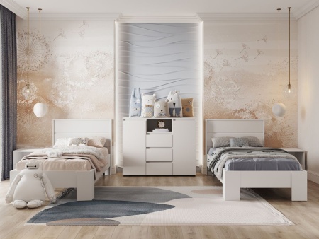 Комод «Хелен» КМ-01, белый в магазине «На диване» в Москве — Выгодная цена