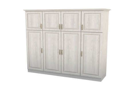 Шкаф Dreamline Эдем 4-х створчатый бук-серый 4-2 180х56х220 Шкаф Dreamline Эдем 4-х створчатый бук-серый 4-2 180х56х220