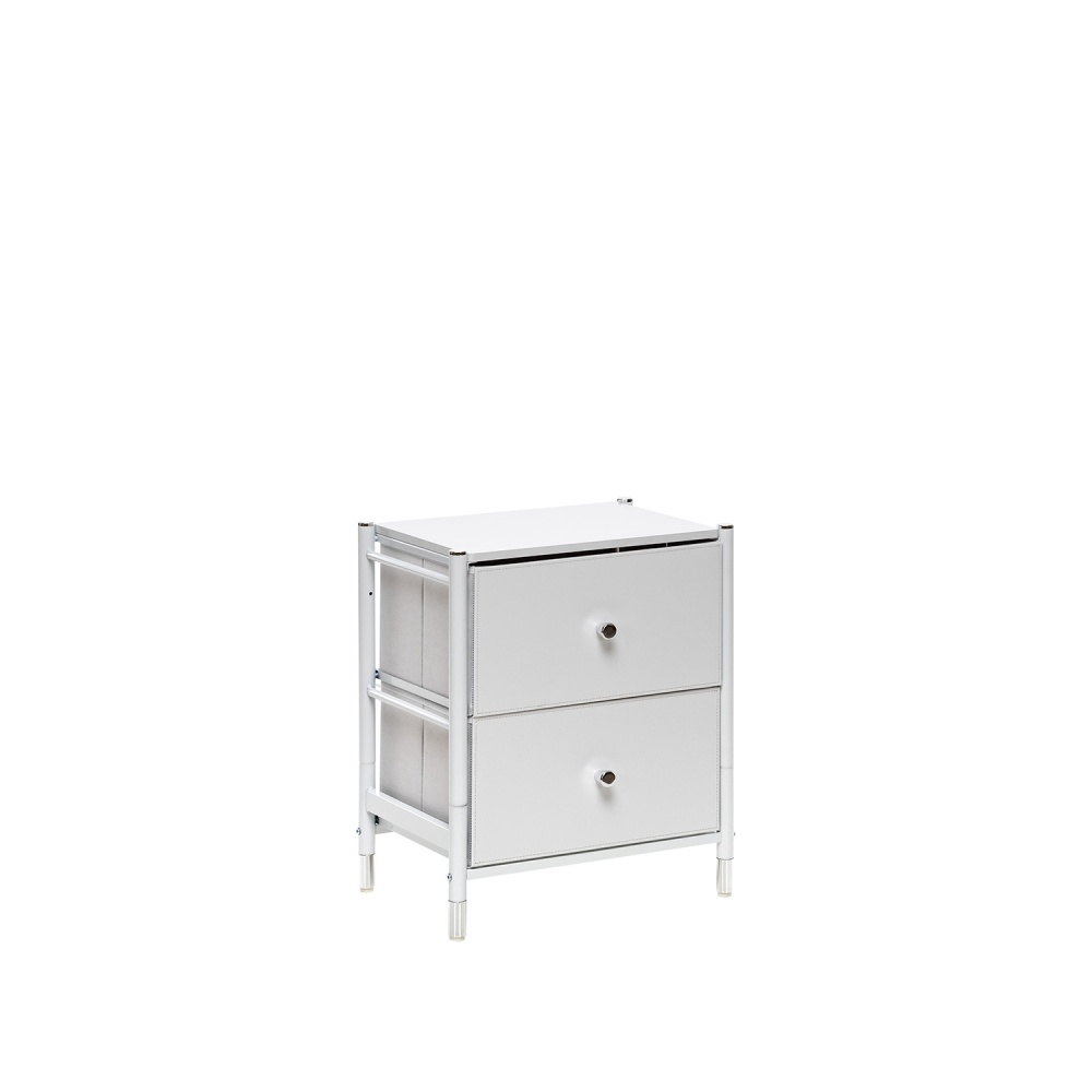 Комод Leset Нирита/Хайди, 2 ящика, Белый в магазине «На диване» в Москве — Выгодная цена